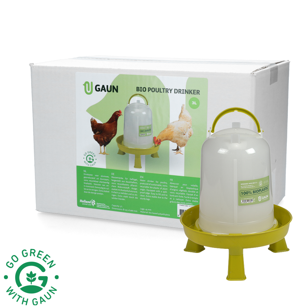 Pluimvee drinktoren 3 l Bio green lemon op pootjes Euro Joe Pluimvee Drinktoren 3 L Bio Green Lemon Op Pootjes -Euro Joe Shop 261044 1