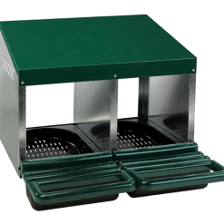 Euro Joe Pluimvee Legnest (2 St.) Met Plastic Vloer