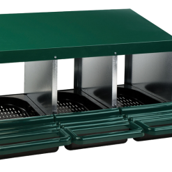 Euro Joe Pluimvee Legnest (3 St.) Met Plastic Vloer