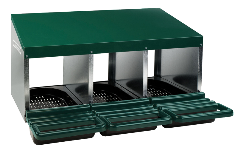 Pluimvee legnest (3 st.) met plastic vloer Euro Joe Pluimvee Legnest (3 St.) Met Plastic Vloer -Euro Joe Shop 261254