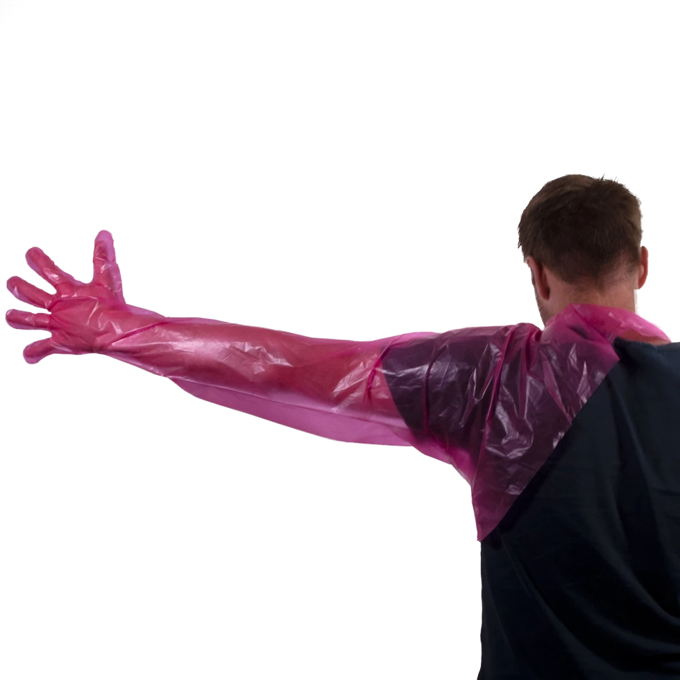 Euro Joe Wegwerp Handschoen Schoudermodel Roze 4 Euro Joe Wegwerp Handschoen Schoudermodel Roze - Image 2