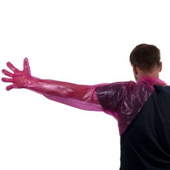 Euro Joe Wegwerp Handschoen Schoudermodel Roze