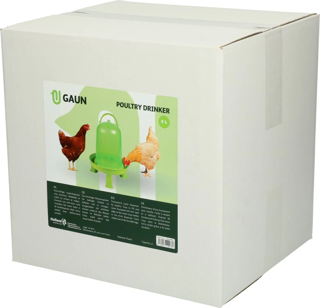 Euro Joe Pluimvee Drinktoren 1,5 Liter Green Lemon Op Pootjes 3 Euro Joe Pluimvee Drinktoren 1,5 Liter Green Lemon Op Pootjes