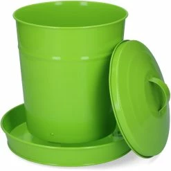 Euro Joe Pluimvee Voertoren Metaal 6 Kg Rood -Euro Joe Shop 263348