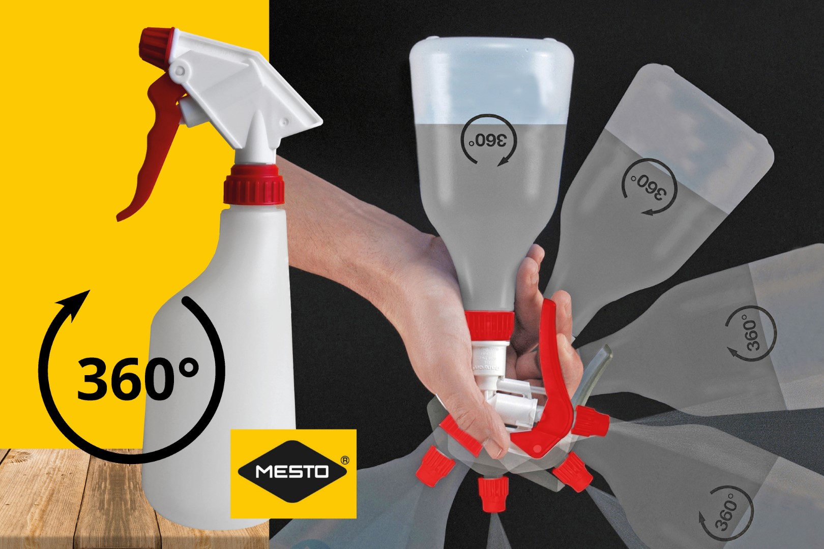 Mesto Trigger Sprayer 600 ml (360°) Euro Joe Mesto Trigger Sprayer 600 Ml (360°) -Euro Joe Shop 265158