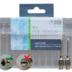 Euro Joe Naald Henke Luer L. 100x15 19Gx5/8"