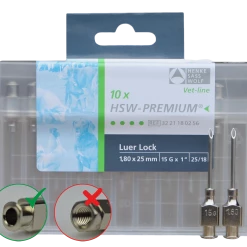 Euro Joe Naald Henke Luer L. 100x15 19Gx5/8"