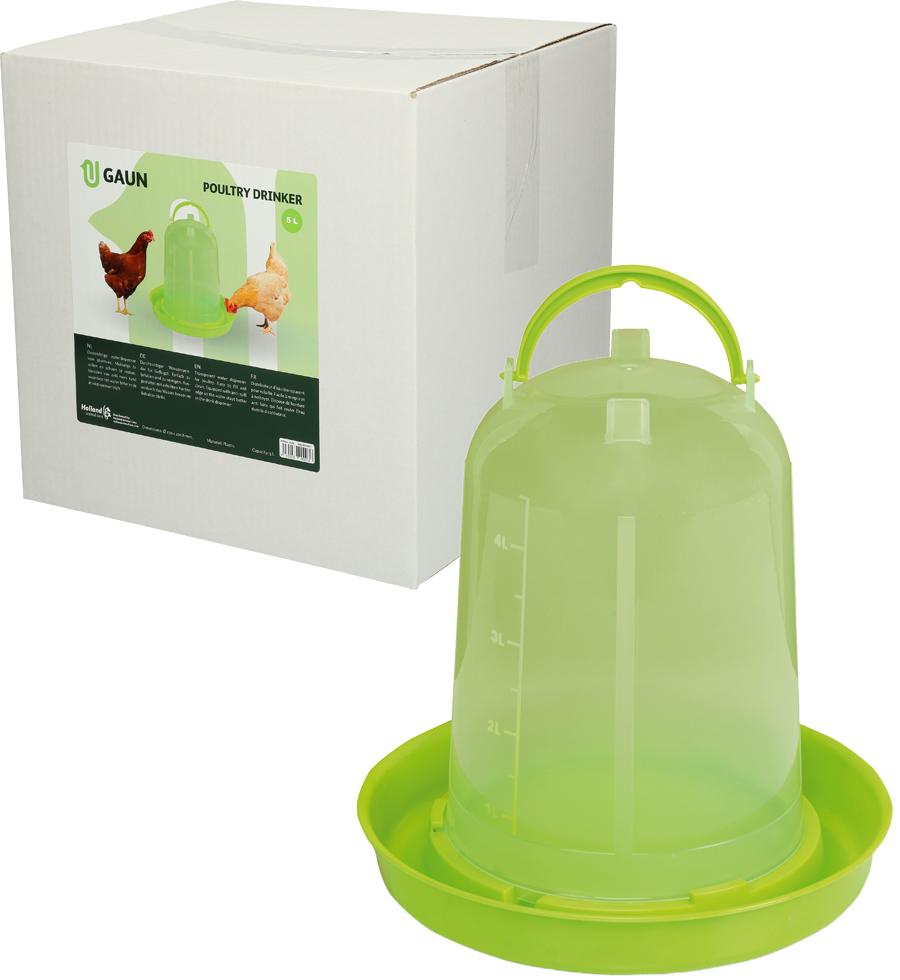 Pluimvee drinktoren 5 l green lemon Euro Joe Pluimvee Drinktoren 5 L Green Lemon -Euro Joe Shop 267125