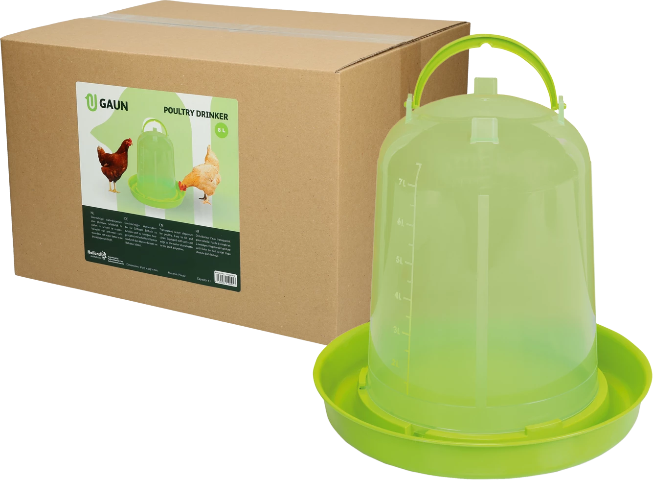 Euro Joe Pluimvee Drinktoren 8 L Green Lemon 3 Euro Joe Pluimvee Drinktoren 8 L Green Lemon