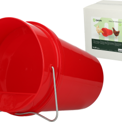 Euro Joe Pluimvee Drinkemmer Kunststof 6 L Red