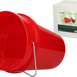 Euro Joe Pluimvee Drinkemmer Kunststof 6 L Red