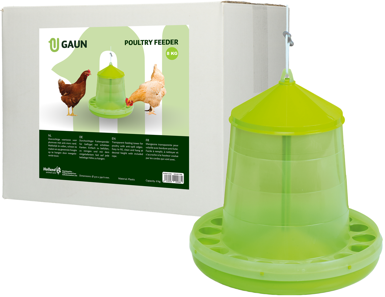 Pluimvee voertoren 8 kg green lemon Euro Joe Pluimvee Voertoren 8 Kg Green Lemon -Euro Joe Shop 267139