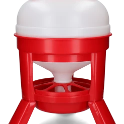 Euro Joe Pluimvee Voertoren 20 L Rood Hopper Op Pootjes