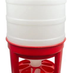 Euro Joe Pluimvee Voertoren 40 Liter Rood Hopper Op Pootjes