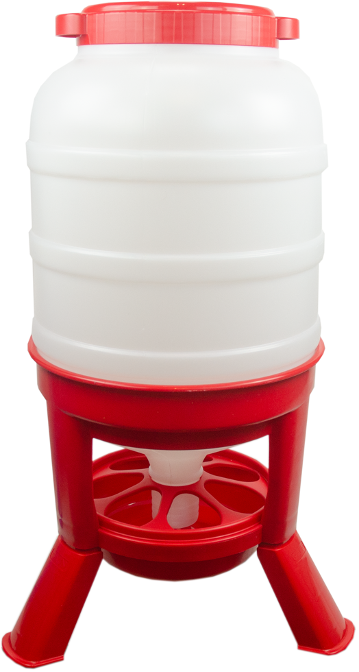 Pluimvee voertoren 40 liter rood hopper op pootjes Euro Joe Pluimvee Voertoren 40 Liter Rood Hopper Op Pootjes -Euro Joe Shop 267150