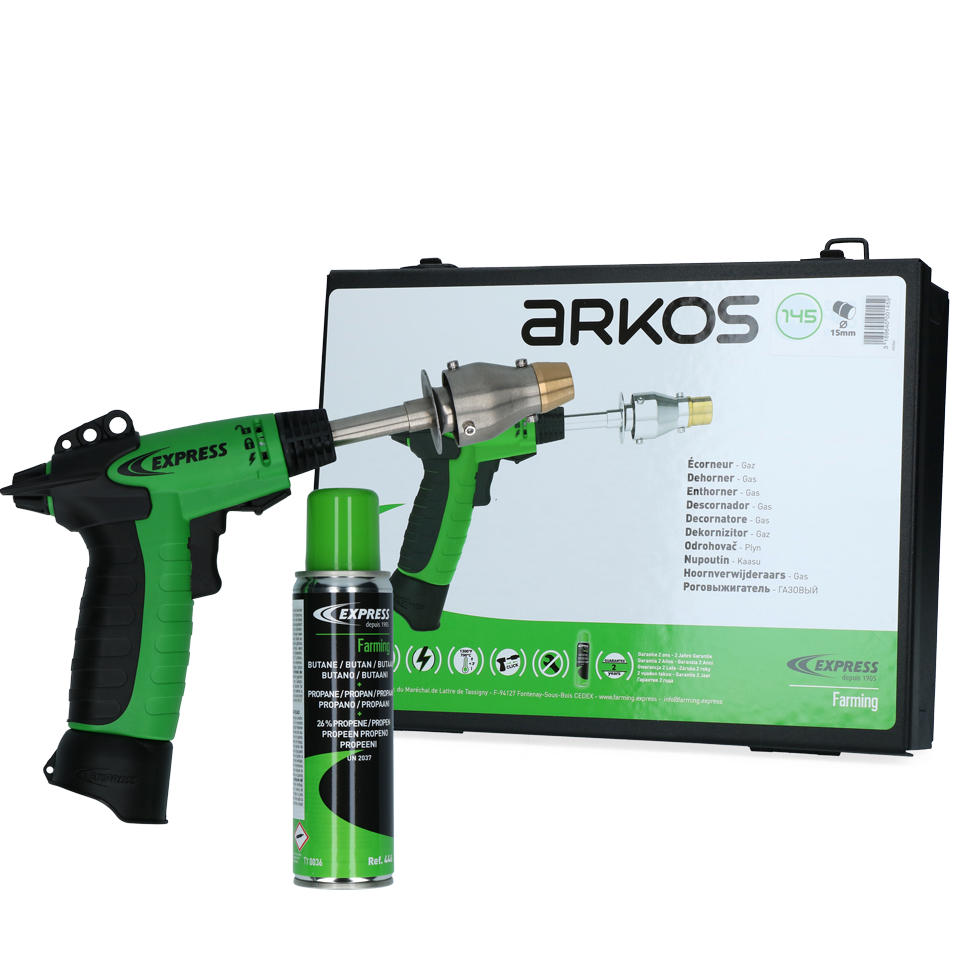 Euro Joe Express Arkos Pistool Onthoorner Kalf/geit Op Gas 15 Mm 3 Euro Joe Express Arkos Pistool Onthoorner Kalf/geit Op Gas 15 Mm
