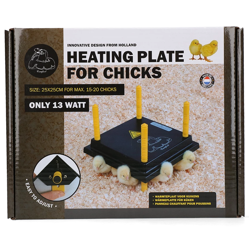 Euro Joe Warmteplek Voor Kuikens 25 X 25 Cm 3 Euro Joe Warmteplek Voor Kuikens 25 X 25 Cm