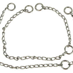 Euro Joe Veeverlosketting RVS 67cm + 3 Ogen