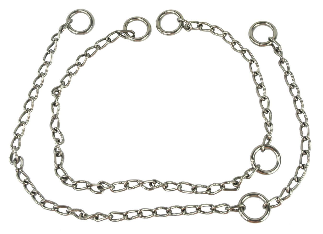 Euro Joe Veeverlosketting RVS 67cm + 3 Ogen 3 Euro Joe Veeverlosketting RVS 67cm + 3 Ogen