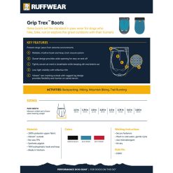 Euro Joe Barkn' Boots Grip Trex - Set Of 2 -Euro Joe Shop JPEG Grip Trex Product Sheet