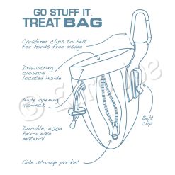Euro Joe KURGO Go Stuff It Treat Bag Blue-14x7,5x1,5cm 4 Euro Joe KURGO Go Stuff It Treat Bag Blue-14x7,5x1,5cm -Euro Joe Shop K01672 KURGO Go Stuff It Treat Bag CoastalBlue Info 1