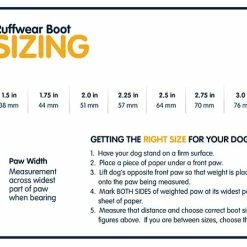 Euro Joe Bark'n Boots Polar Trex (x4) 10 Euro Joe Bark'n Boots Polar Trex (x4) -Euro Joe Shop Ruffwear Boot Sizing2 1