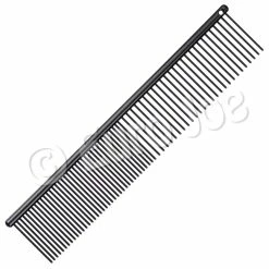 Euro Joe Groom Professional Black Anti Static Fine/Coarse Comb 20cm