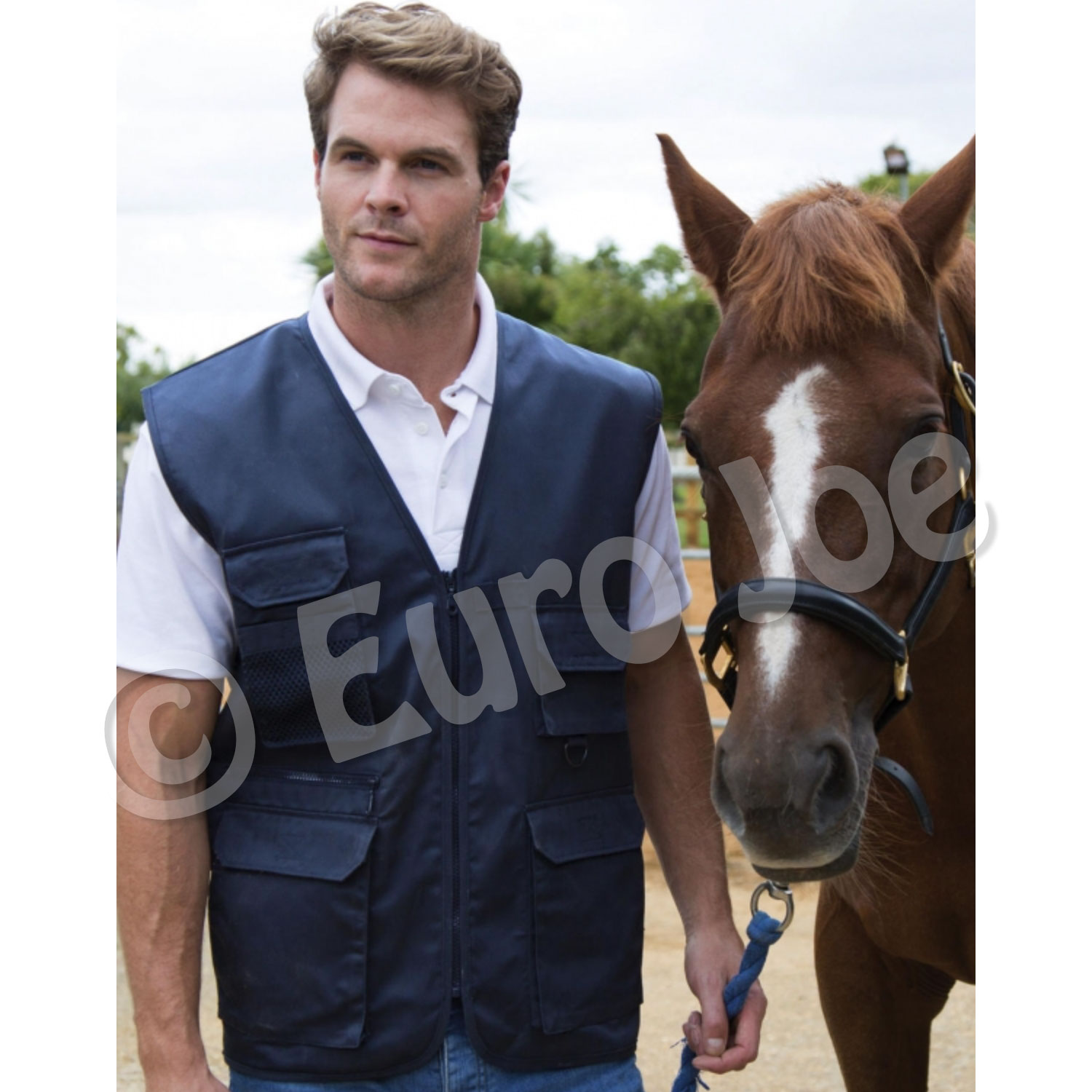 Training jacket "Chip" Euro Joe Training Jacket "Chip" -Euro Joe Shop blauw