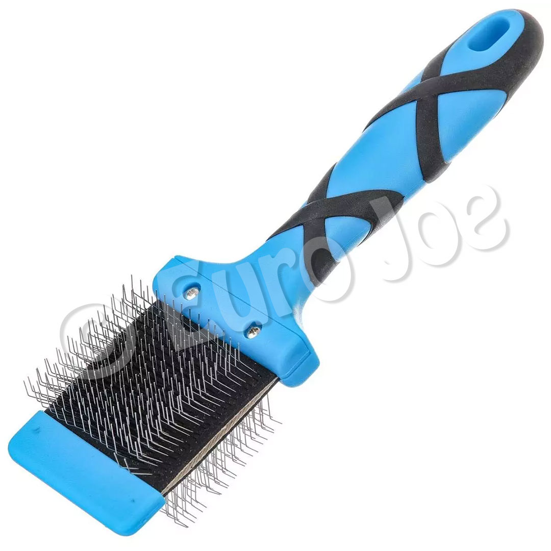 Groom Professional Double Sided Flexible Slicker Brush Firm Euro Joe Groom Professional Double Sided Flexible Slicker Brush Firm -Euro Joe Shop double sided flexi slicker brush02