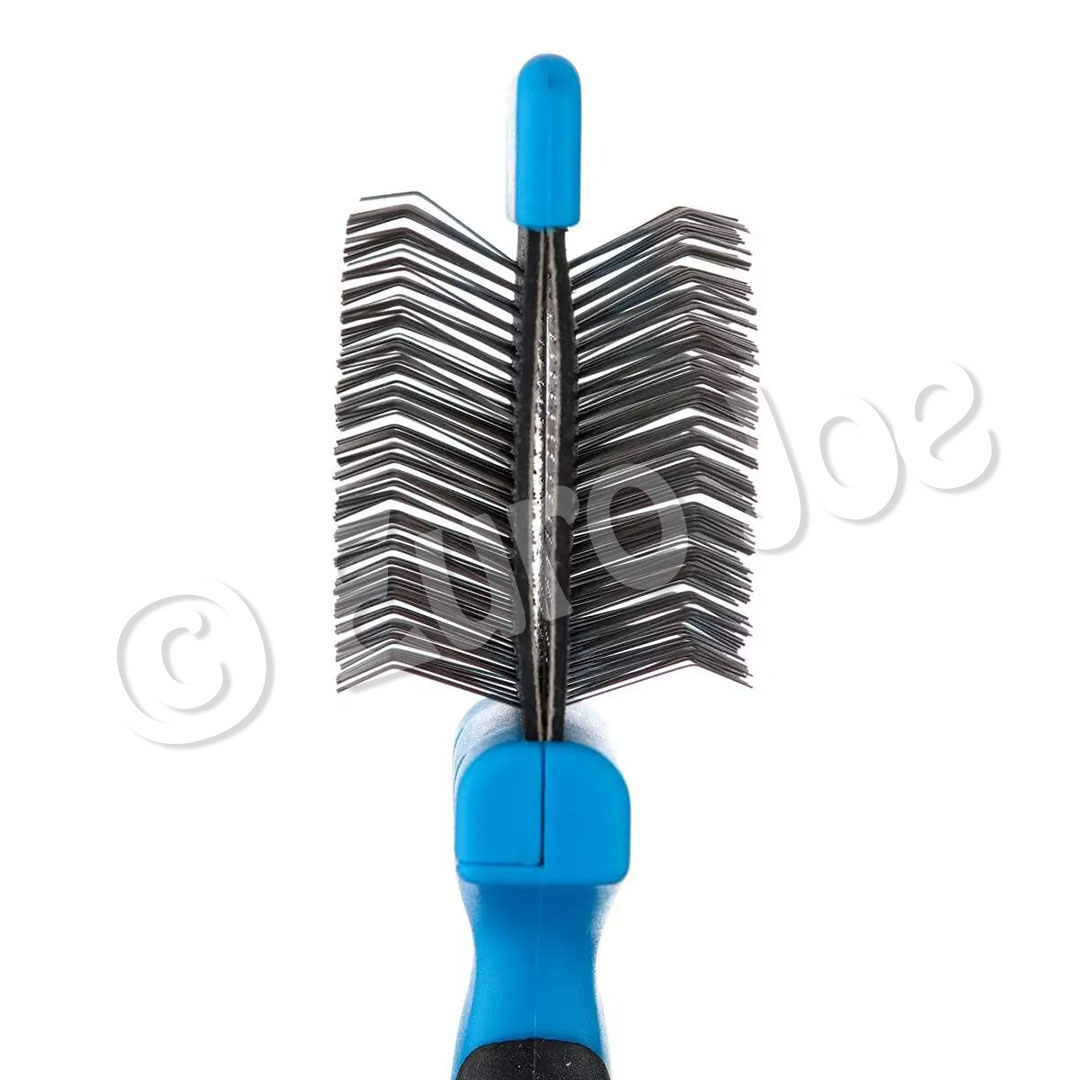 Groom Professional Double Sided Flexible Slicker Brush Firm Euro Joe Groom Professional Double Sided Flexible Slicker Brush Firm -Euro Joe Shop double sided flexi slicker brush03