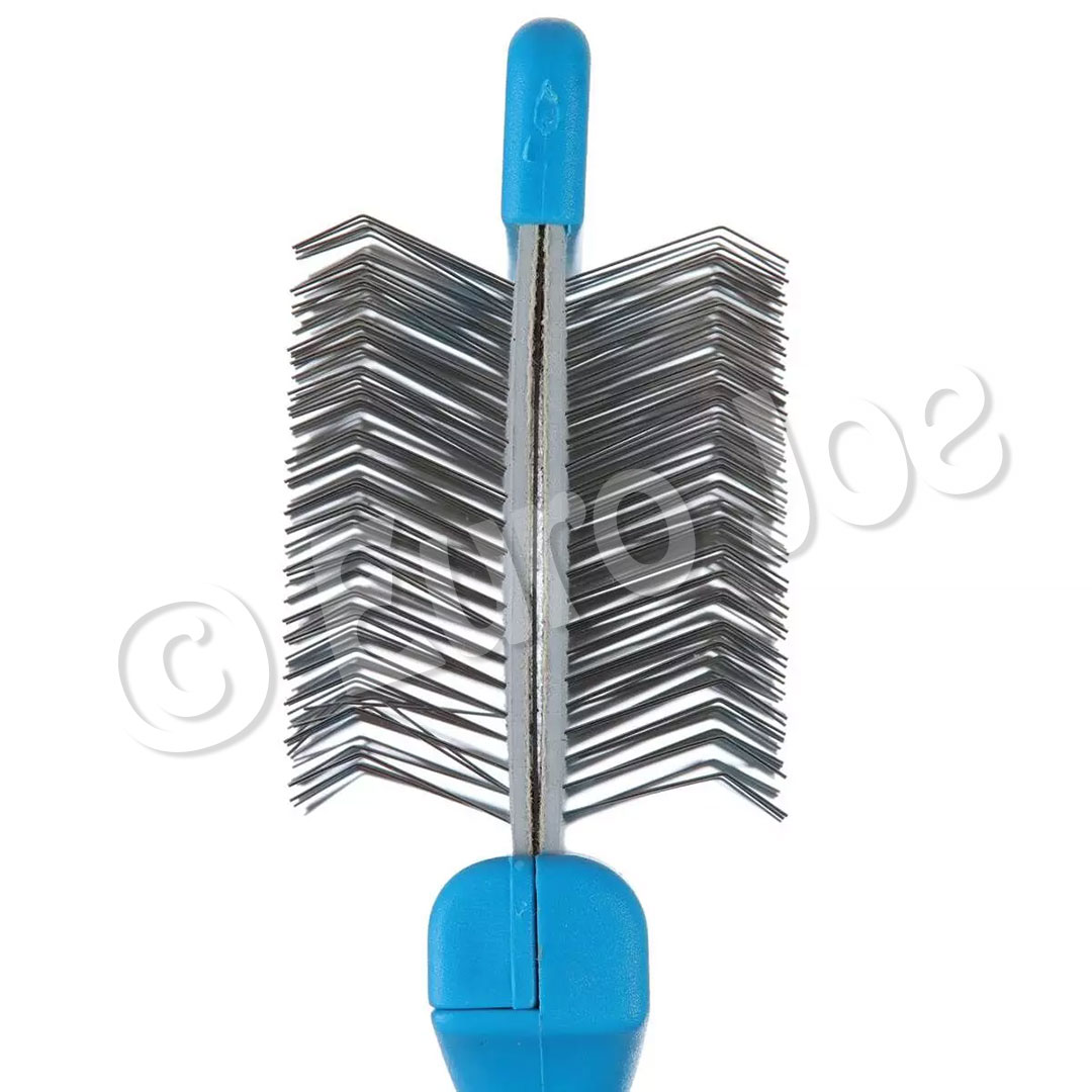 Groom Professional Double Sided Flexible Slicker Brush Firm Euro Joe Groom Professional Double Sided Flexible Slicker Brush Firm -Euro Joe Shop double sided flexi slicker brush04