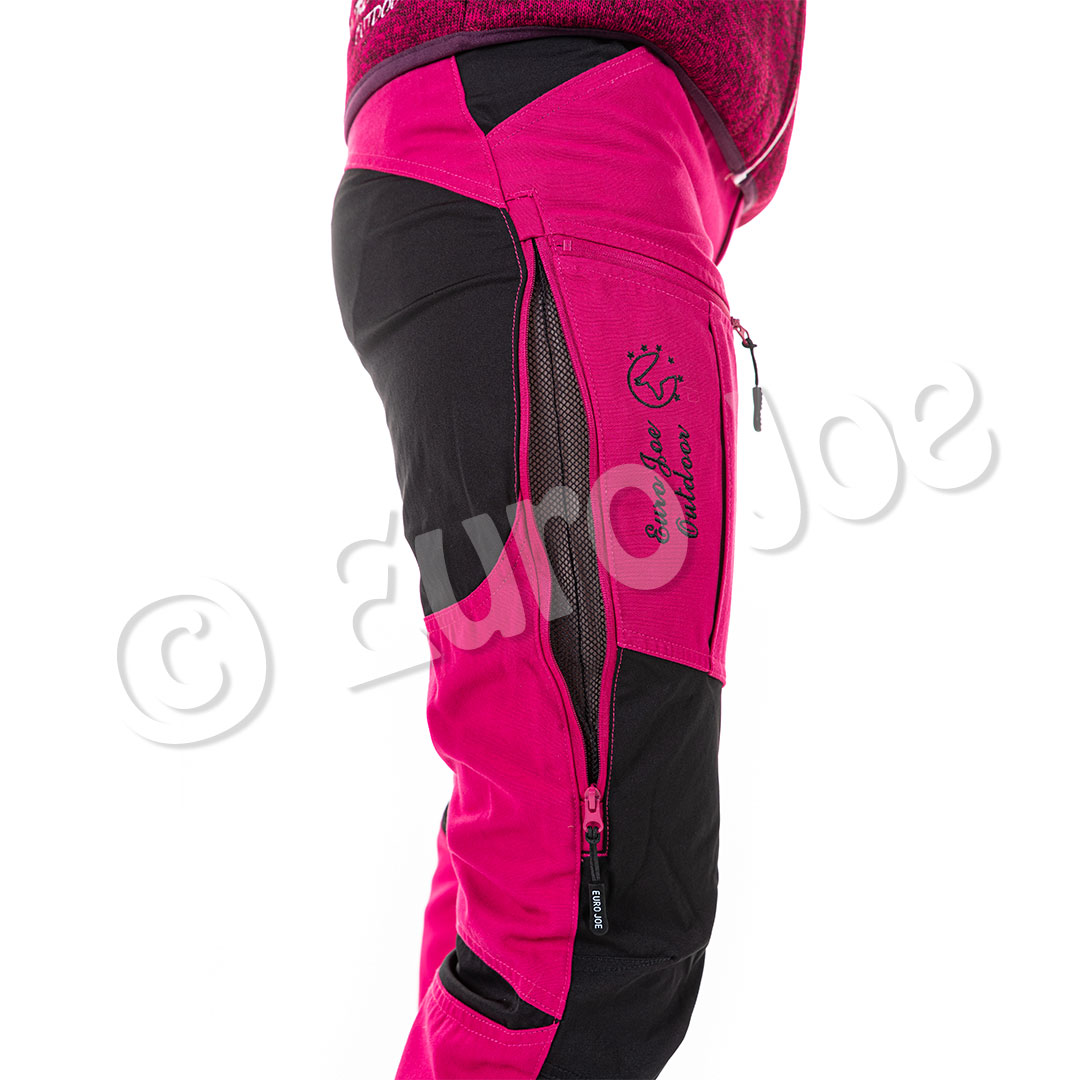 Trousers "Easy Fit" ladies raspberry/black Euro Joe Trousers "Easy Fit" Ladies Raspberry/black -Euro Joe Shop easy fit23