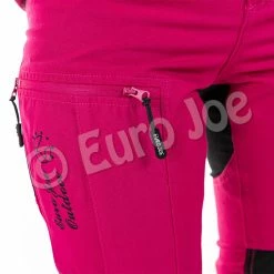 Euro Joe Trousers "Easy Fit" Ladies Raspberry/black -Euro Joe Shop easy fit24