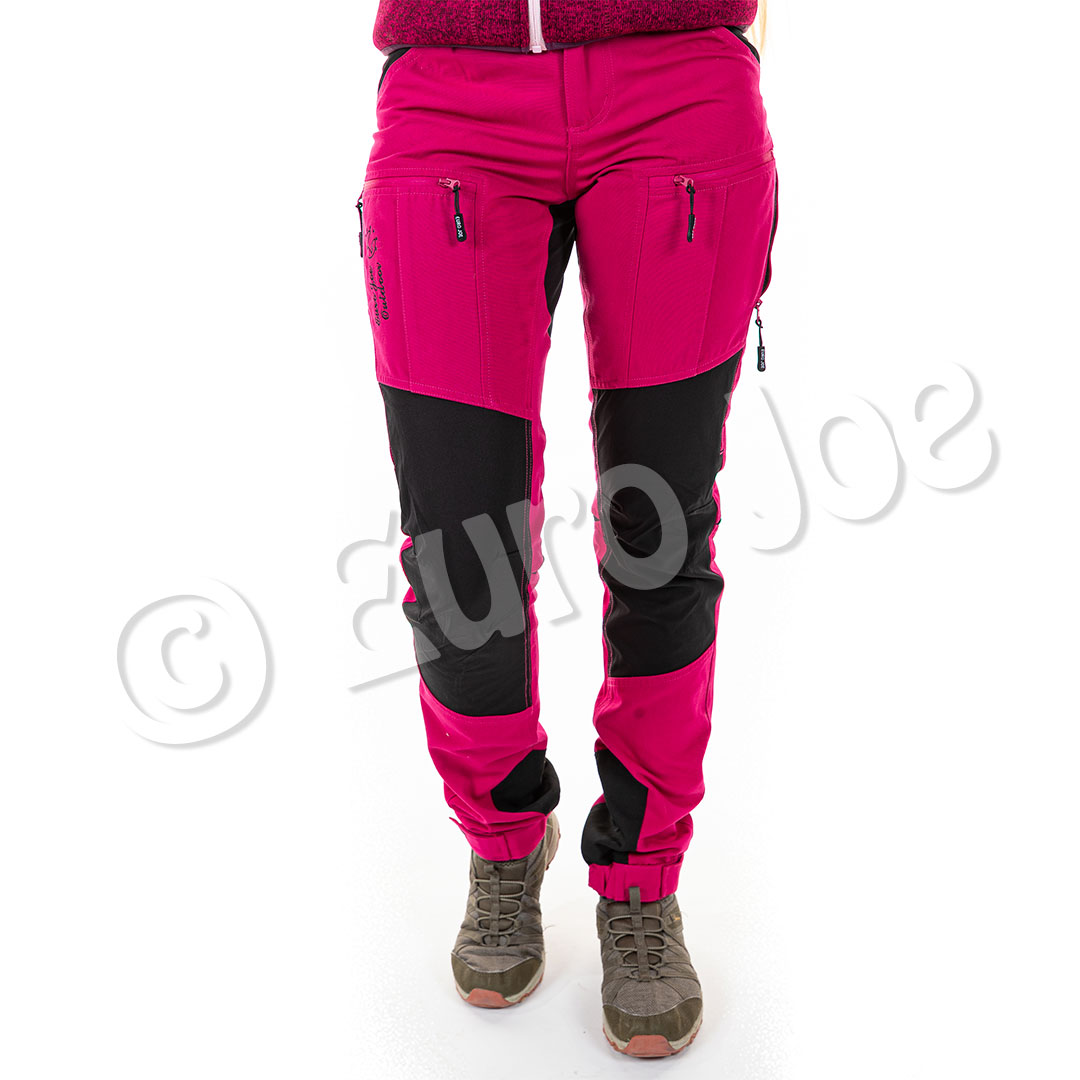 Trousers "Easy Fit" ladies raspberry/black Euro Joe Trousers "Easy Fit" Ladies Raspberry/black -Euro Joe Shop easy fit25