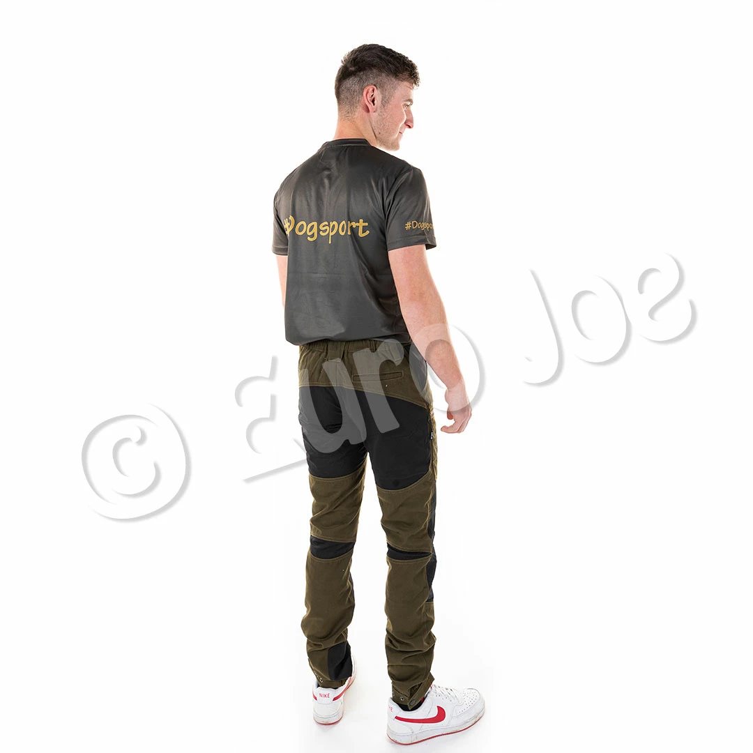 Euro Joe Trousers "Easy Fit" Men's Khaki/black 5 Euro Joe Trousers "Easy Fit" Men's Khaki/black - Image 3