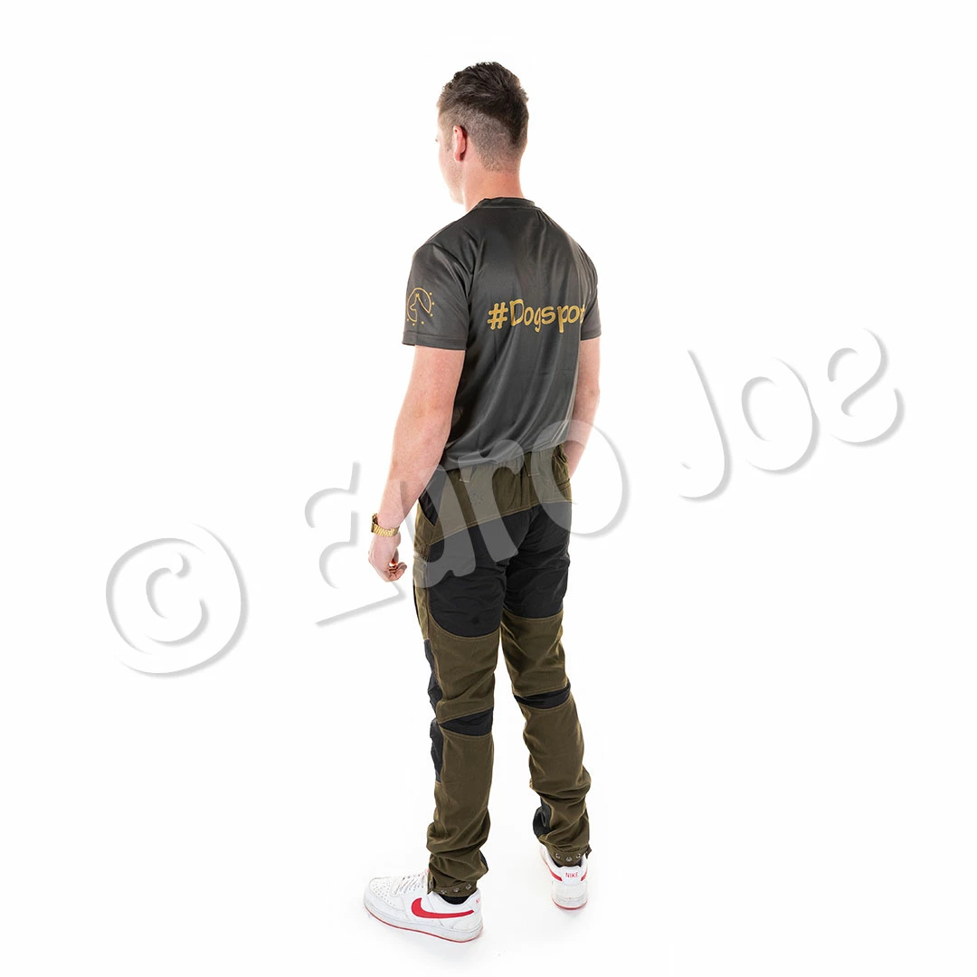 Euro Joe Trousers "Easy Fit" Men's Khaki/black 7 Euro Joe Trousers "Easy Fit" Men's Khaki/black - Image 5
