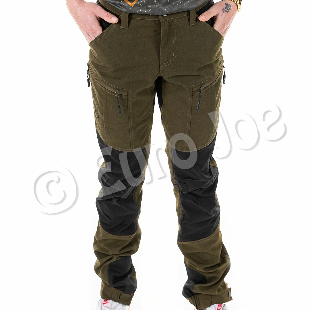 Euro Joe Trousers "Easy Fit" Men's Khaki/black 8 Euro Joe Trousers "Easy Fit" Men's Khaki/black - Image 6