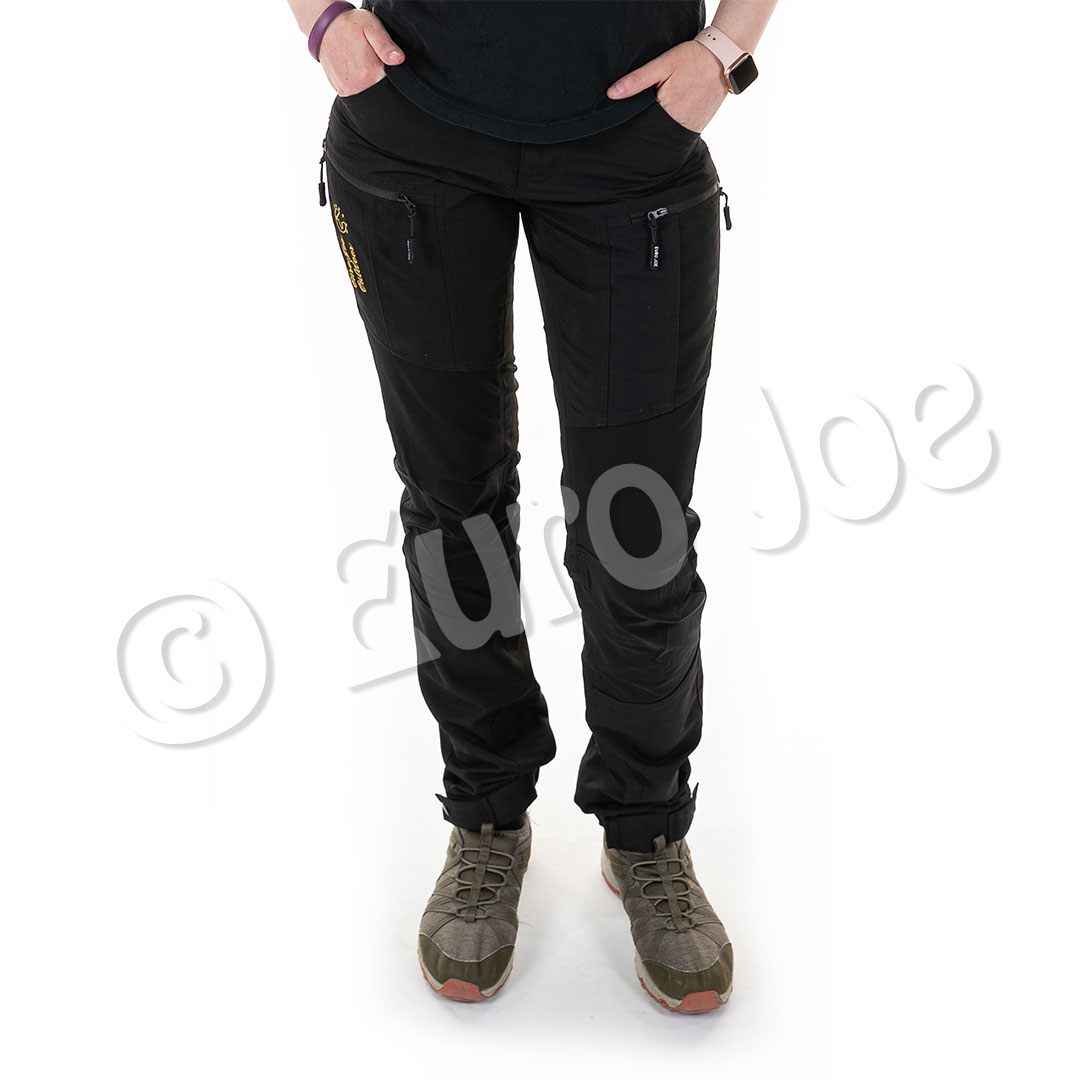 Euro Joe Trousers "Easy Fit" Ladies Black/black 4 Euro Joe Trousers "Easy Fit" Ladies Black/black - Image 2