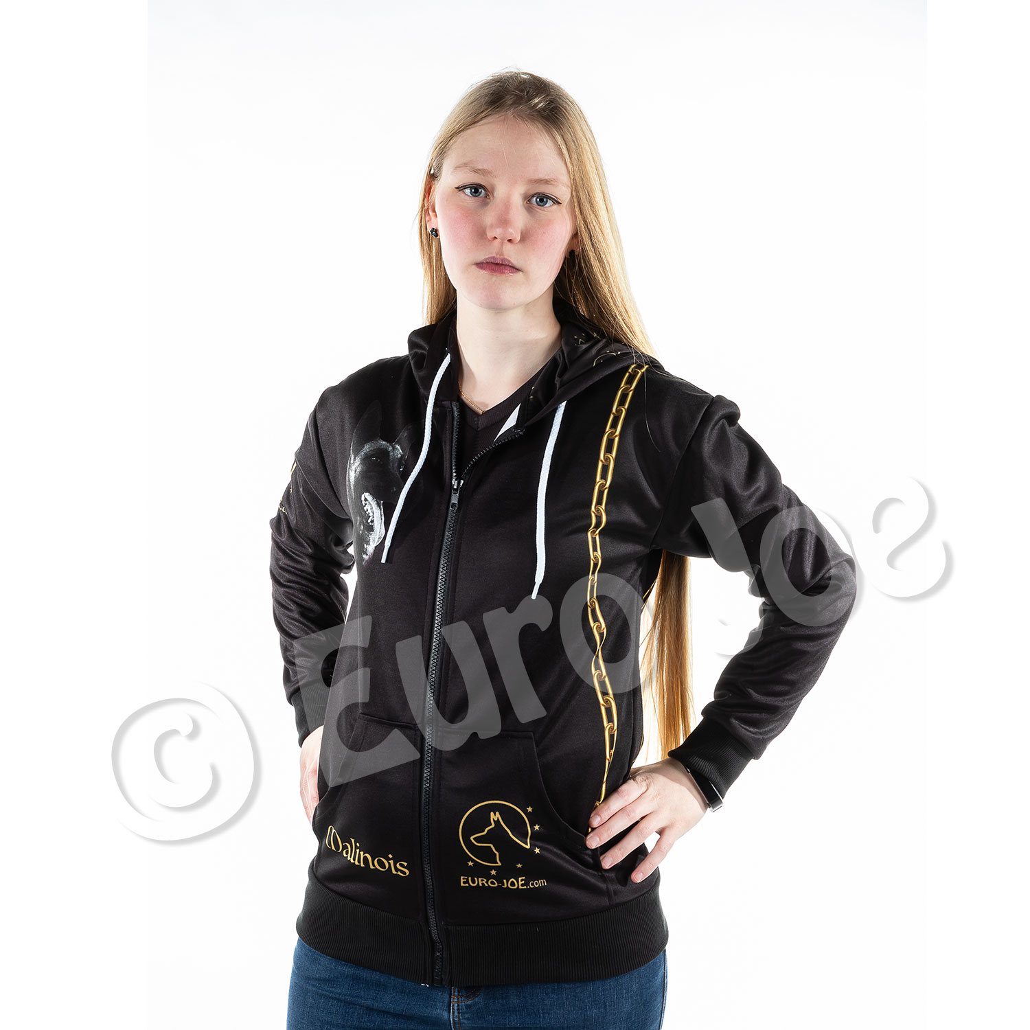 Hoody Malinois "Naika" Euro Joe Hoody Malinois "Naika" -Euro Joe Shop hoodie dames mechelaar01