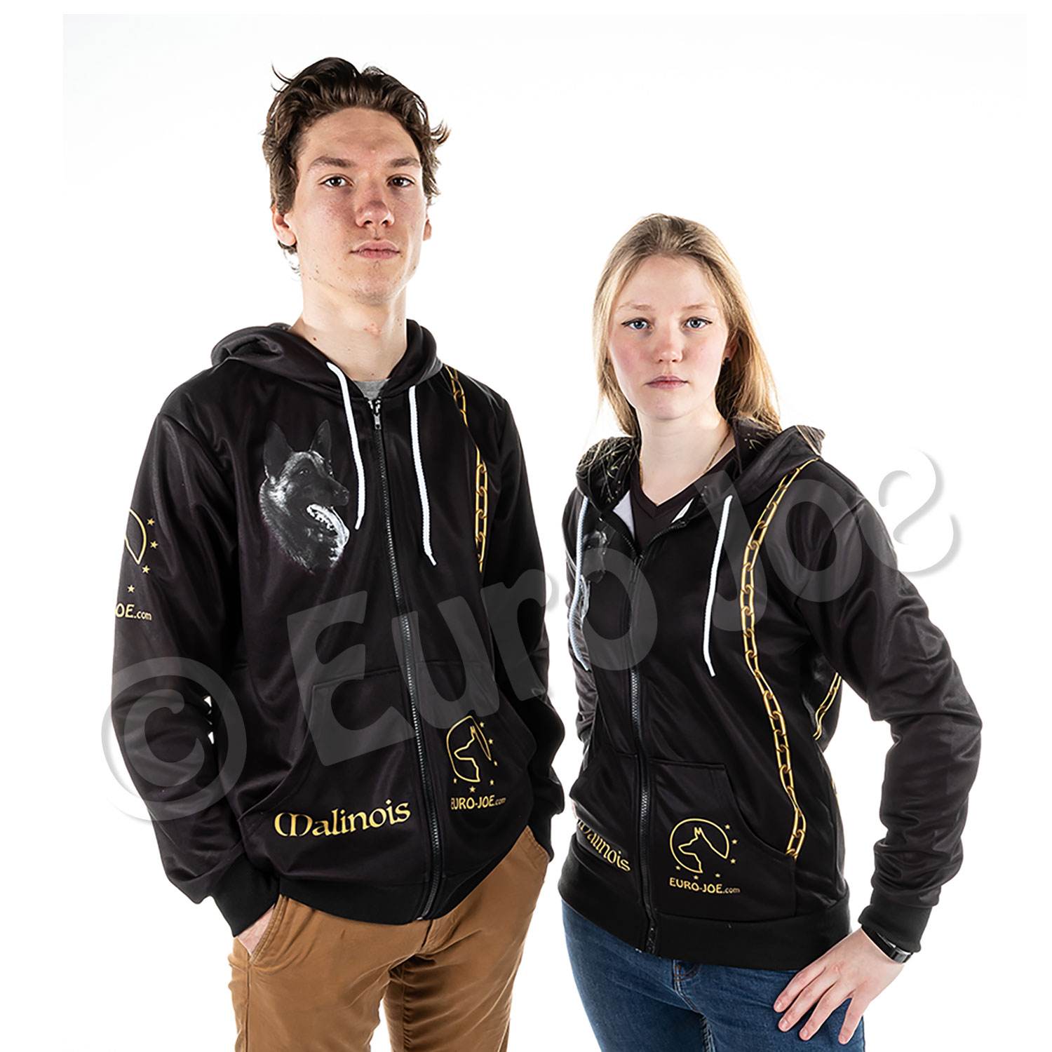 Hoody Malinois "Naika" Euro Joe Hoody Malinois "Naika" -Euro Joe Shop hoodie koppel mechelaar01