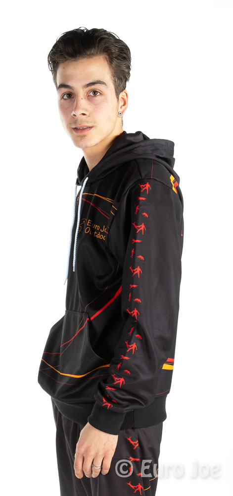 Hoody black Euro Joe Hoody Black -Euro Joe Shop hoodie zwart 2