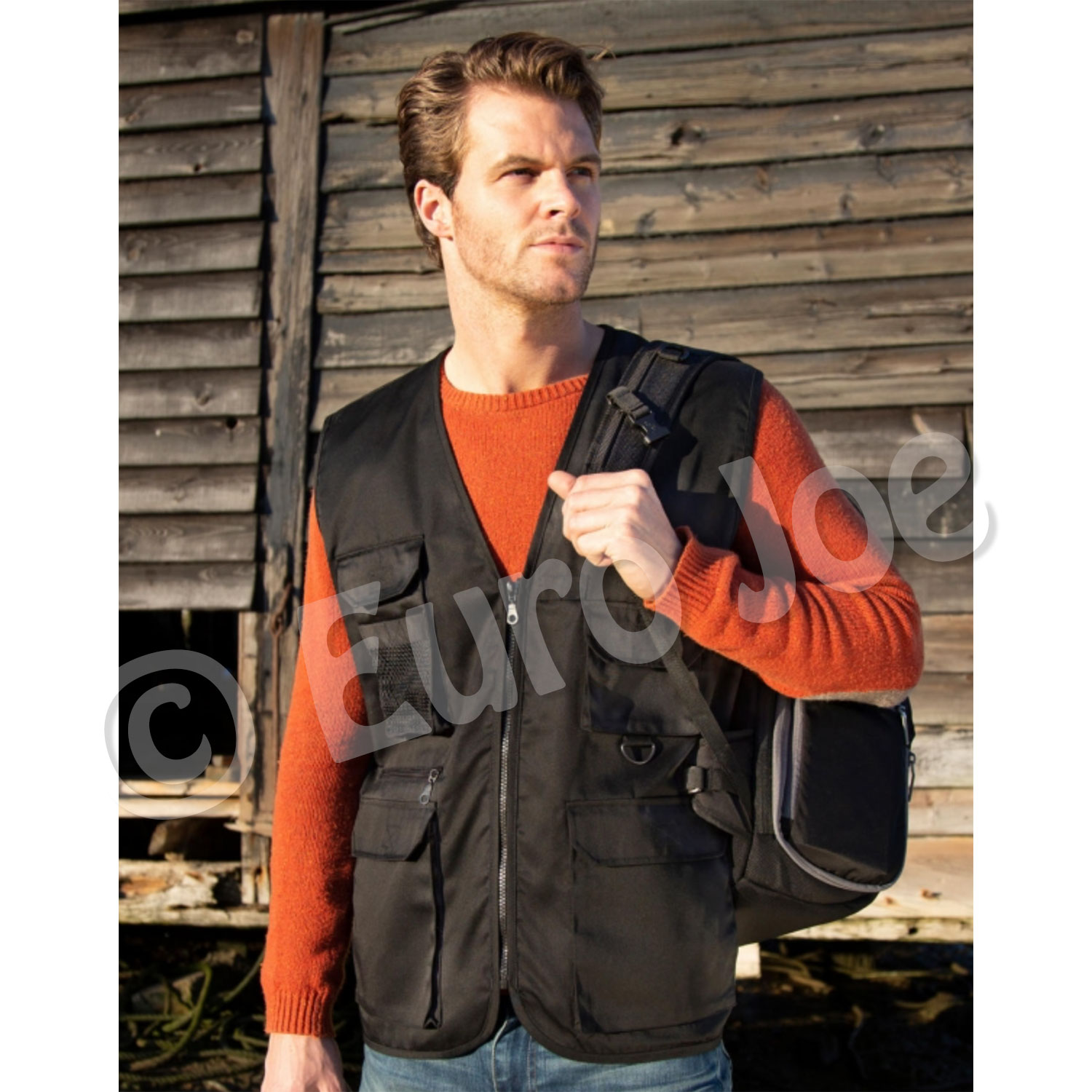 Training jacket "Chip" Euro Joe Training Jacket "Chip" -Euro Joe Shop zwart